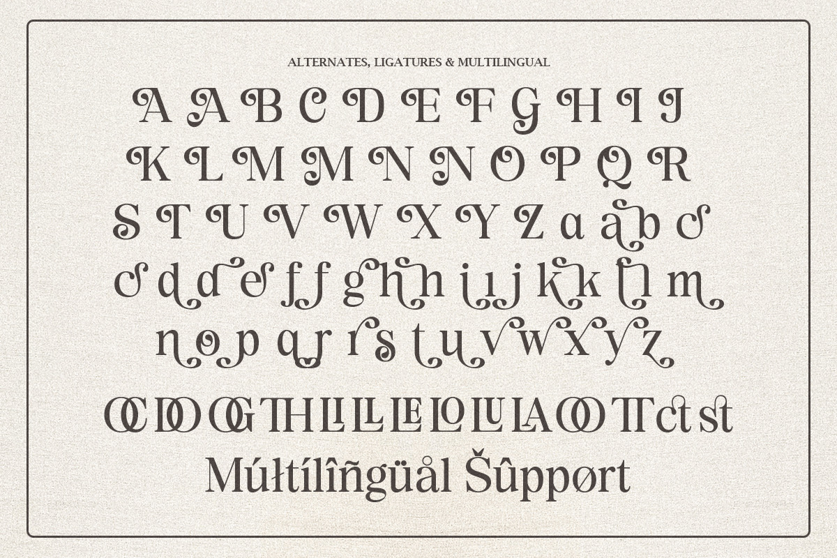 Miracle Shades - Modern Display, a Serif Font by Shakira Studio (Photo 9 of 10)