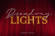 Broadway Lights | Duo Font., a Script Font by Red Ink (Thumbnail 1 of 12)