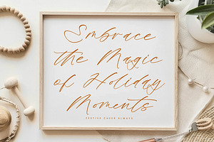 Hamberg Gallery Handwritten Script