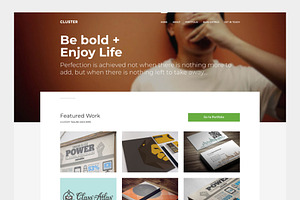 Cluster - Portfolio WordPress Theme