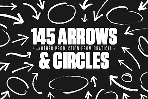 145 Arrows & Circles (Vector)