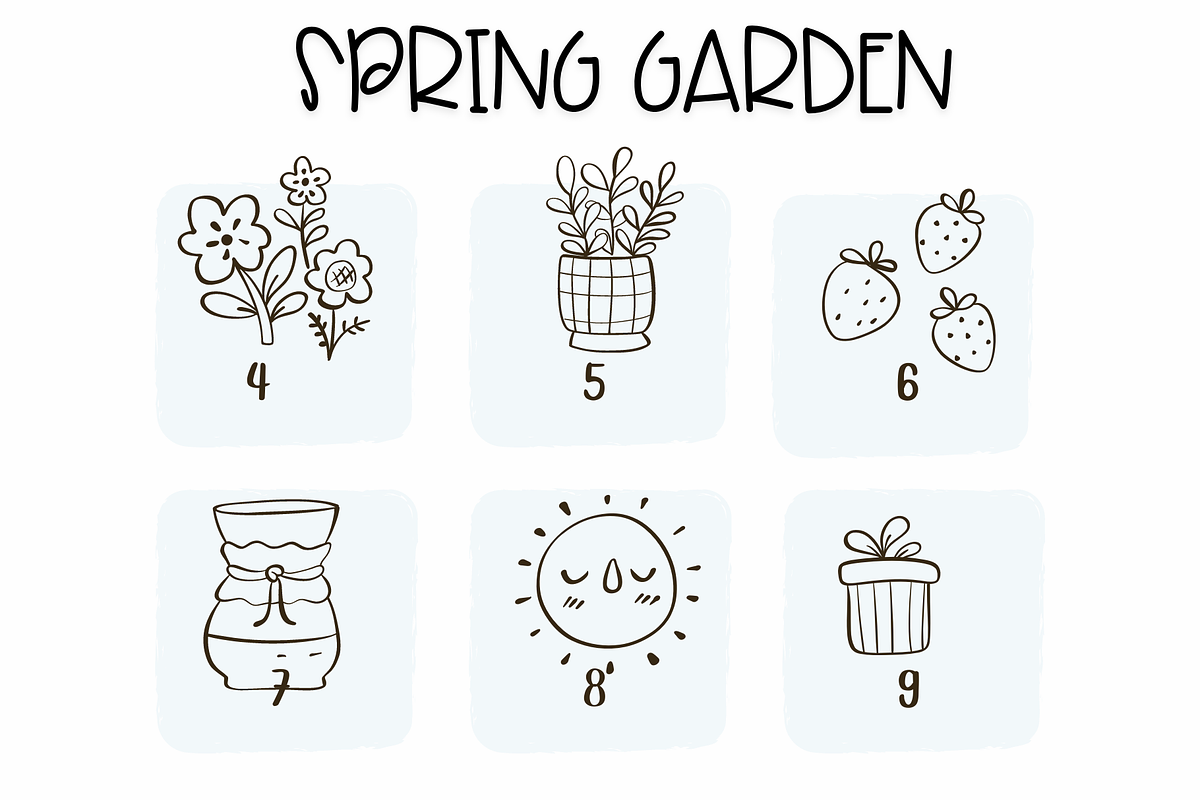 Spring Garden | Symbols Fonts, a Symbol Font by Sirinart (Photo 4 of 7)