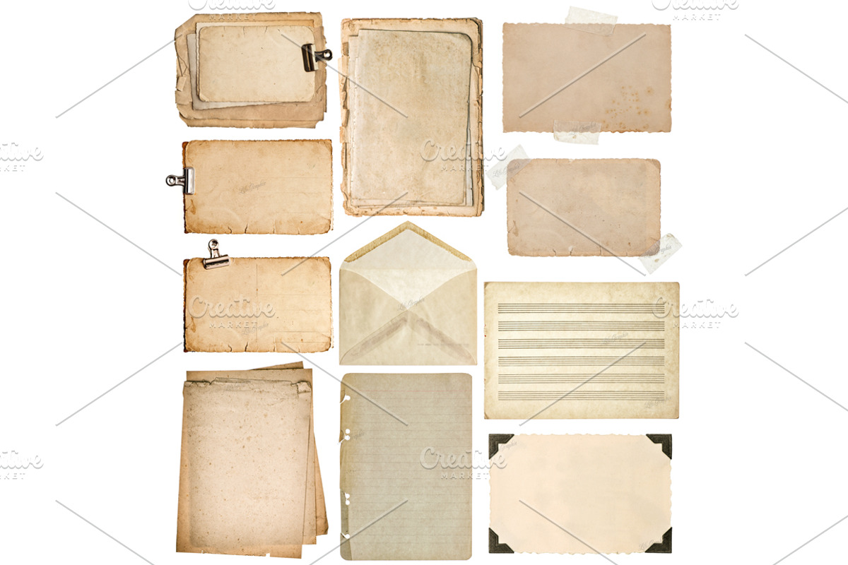 Used paper sheets