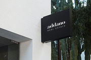 Logo Mockup Modern Black Sign, an Advertising Mockup by Asylab (Thumbnail 1 of 5)