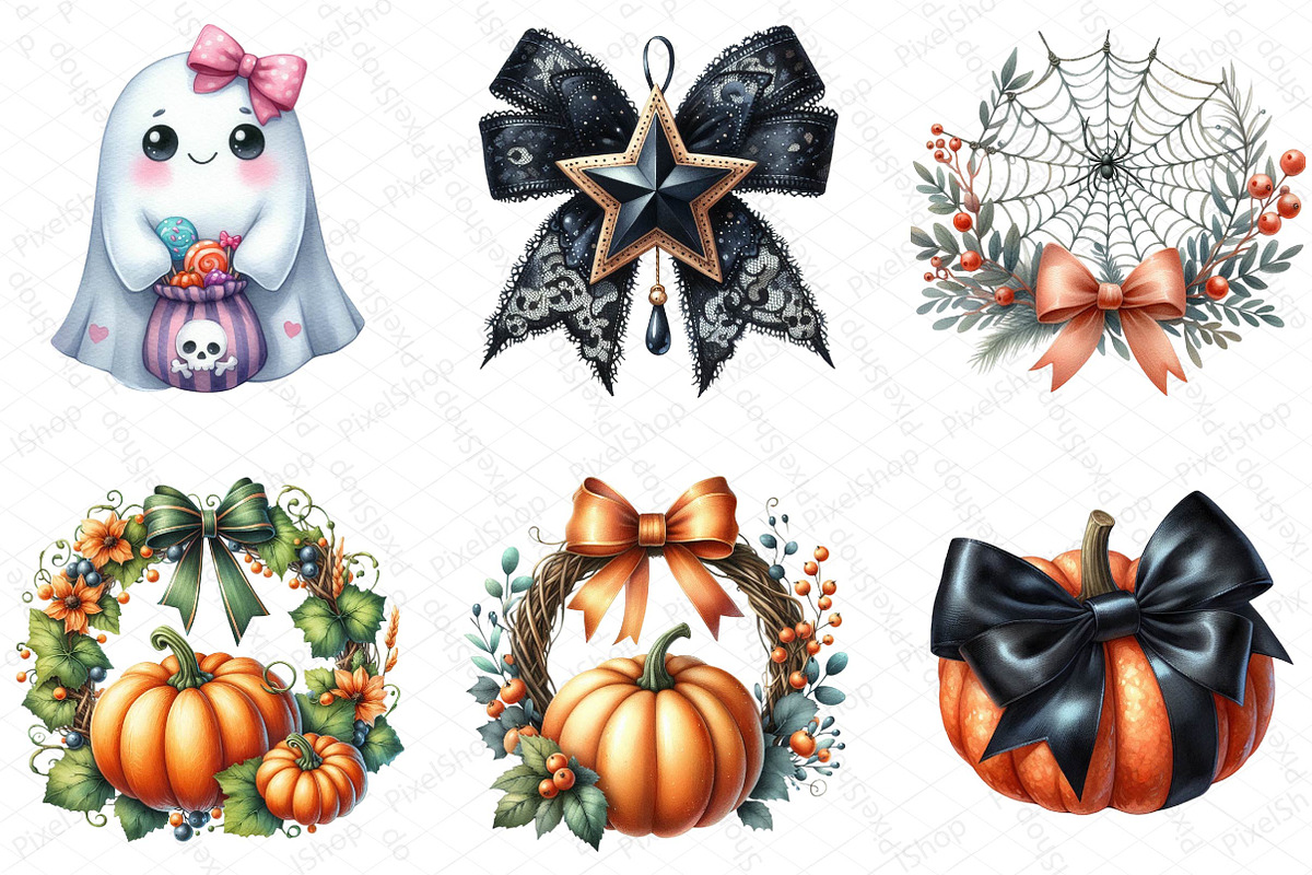 Halloween Coffee Cup Clipart Bundle, an Illustration by DreamPrint404 (Photo 6 of 6)