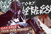 Volklore - Edgy Trashed Font, a Script Font by Mofr 24 (Thumbnail 3 of 10)