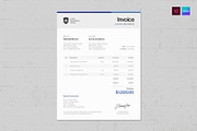 Invoice Template, a Stationery Template by BrandPacks (Thumbnail 1 of 4)