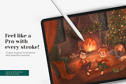 Favorite Textures Brushes Procreate, a Brush Add-On by BocadebraShop (Thumbnail 5 of 6)