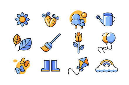 Summer icon set, an Outline Icon by Heriyusuf