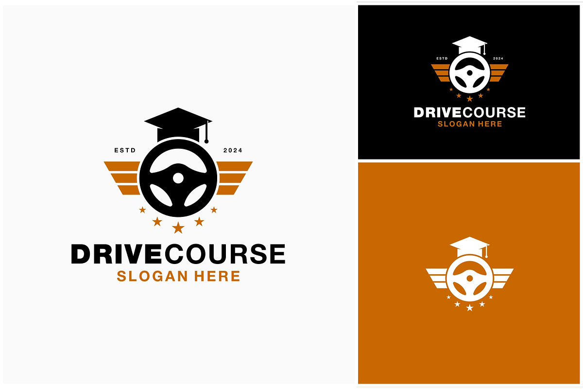 Driving School Driver Study Logo, a Branding & Logo Template by ika trisiana