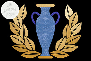 Greek Archeology Clipart Set