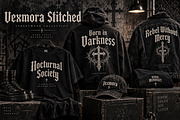 Vexmora Stitched – Distressed Font, a Script Font by Wow Magic (Thumbnail 3 of 5)