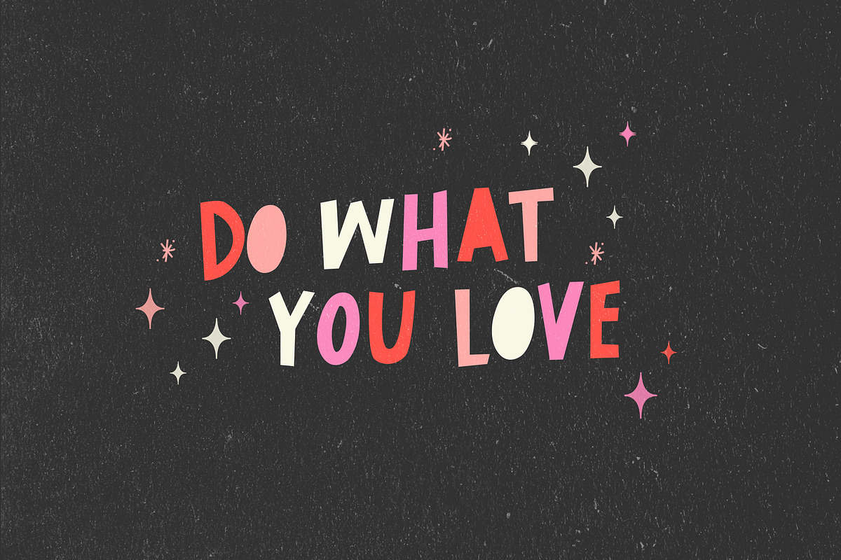 Wicked Awesome Cutout font, a Sans Serif Font by Nicky Laatz (Photo 4 of 8)