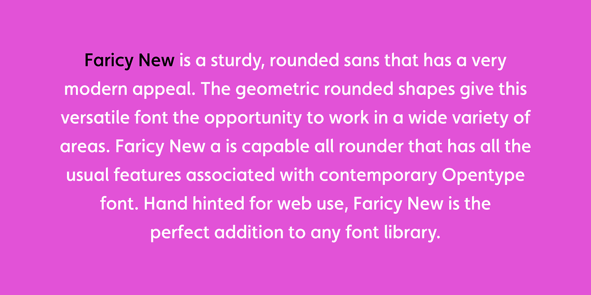 Faricy New, a Sans Serif Font by Moretype (Photo 2 of 5)