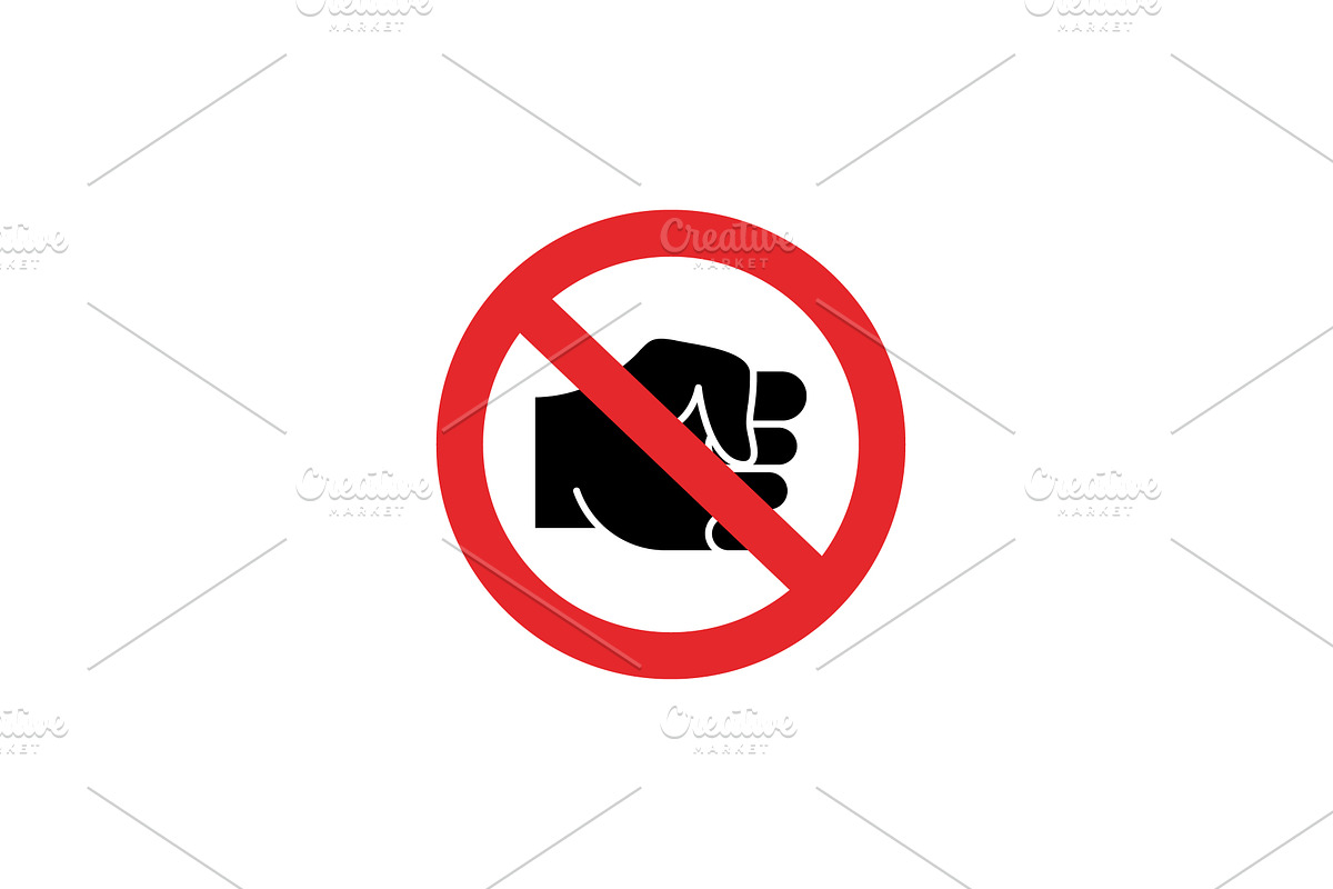 Stop bullying sign, an Object Illustration by Vector Creator