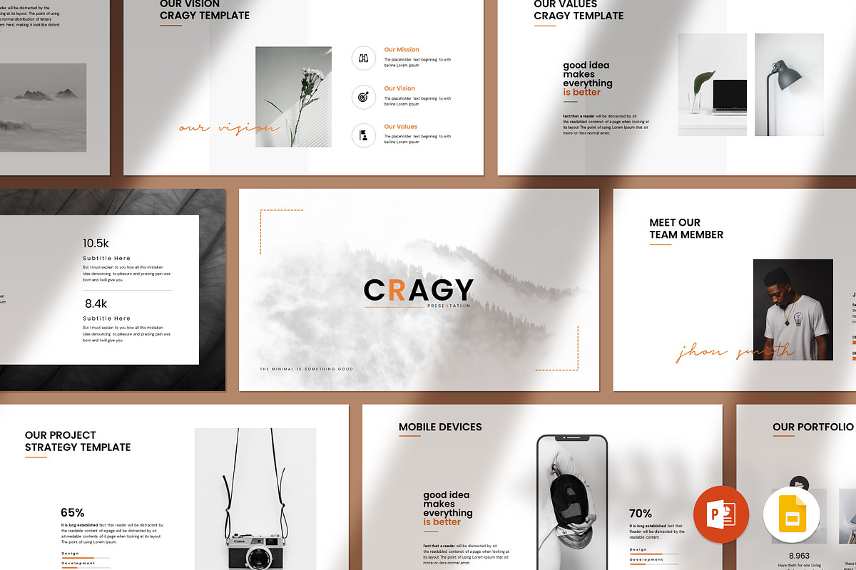 Crazy Presentation Template, a Presentation Template by evgenystudio