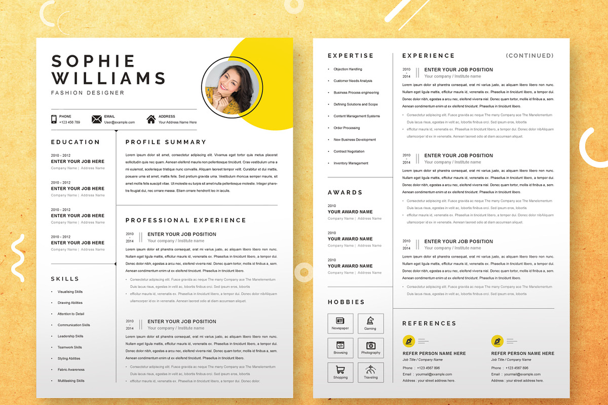JOB WINNING RESUME - 50 TEMPLATES, a Resume Template by ResumeInventor (Photo 144 of 184)
