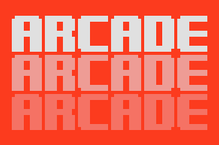 Arcade, a Sans Serif Font by Francisco Beltrán