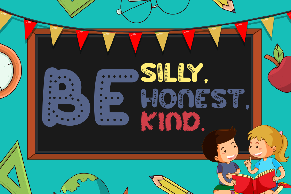 Super School - Funny Kids 10 Various, a Font by PutraCetol Studio (Photo 2 of 11)