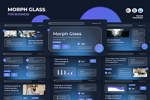 Morph Glass for Business - Keynote, a Presentation Template by QR Design Studio
