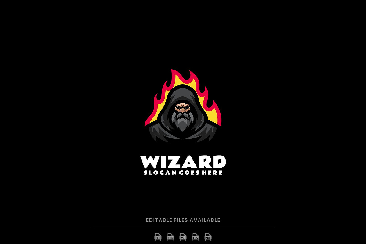 Wizard Mascot Logo Design, a Branding & Logo Template by Artnivora.Std