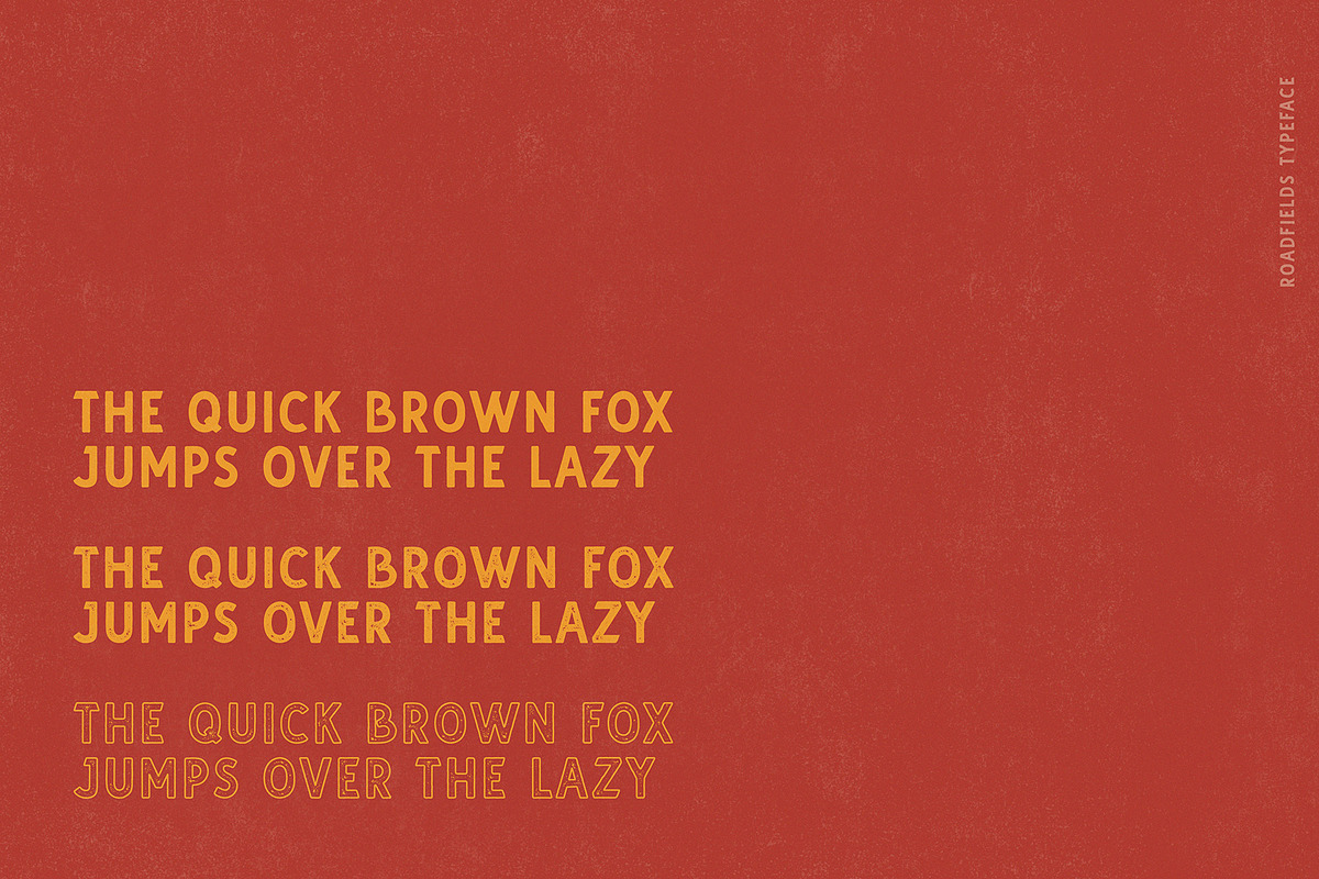 Roadfields Type preview 7