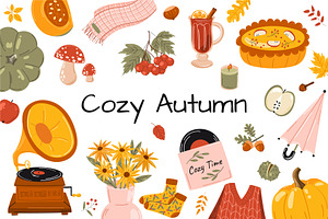 Cozy Autumn - Objects, Patterns