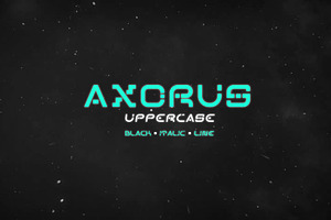 axorus font, a Font by heruyanfikri