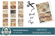 Old Handwriting Junk Journal Pages, an Illustration by NiiiNArt (Thumbnail 5 of 8)