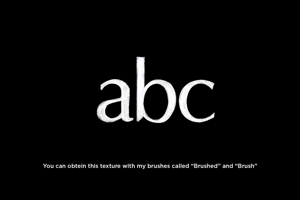 Lettering Brushes preview 5