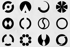 Circle Silhouette SVG, a Texture Illustration by newminddesign