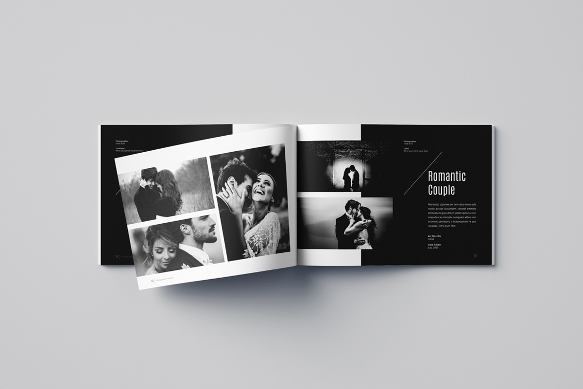 Photography Portfolio Template, a Brochure Template by adekfotografia (Photo 10 of 14)