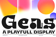 UT Geas Display, a Sans Serif Font by Universitype (Thumbnail 1 of 12)