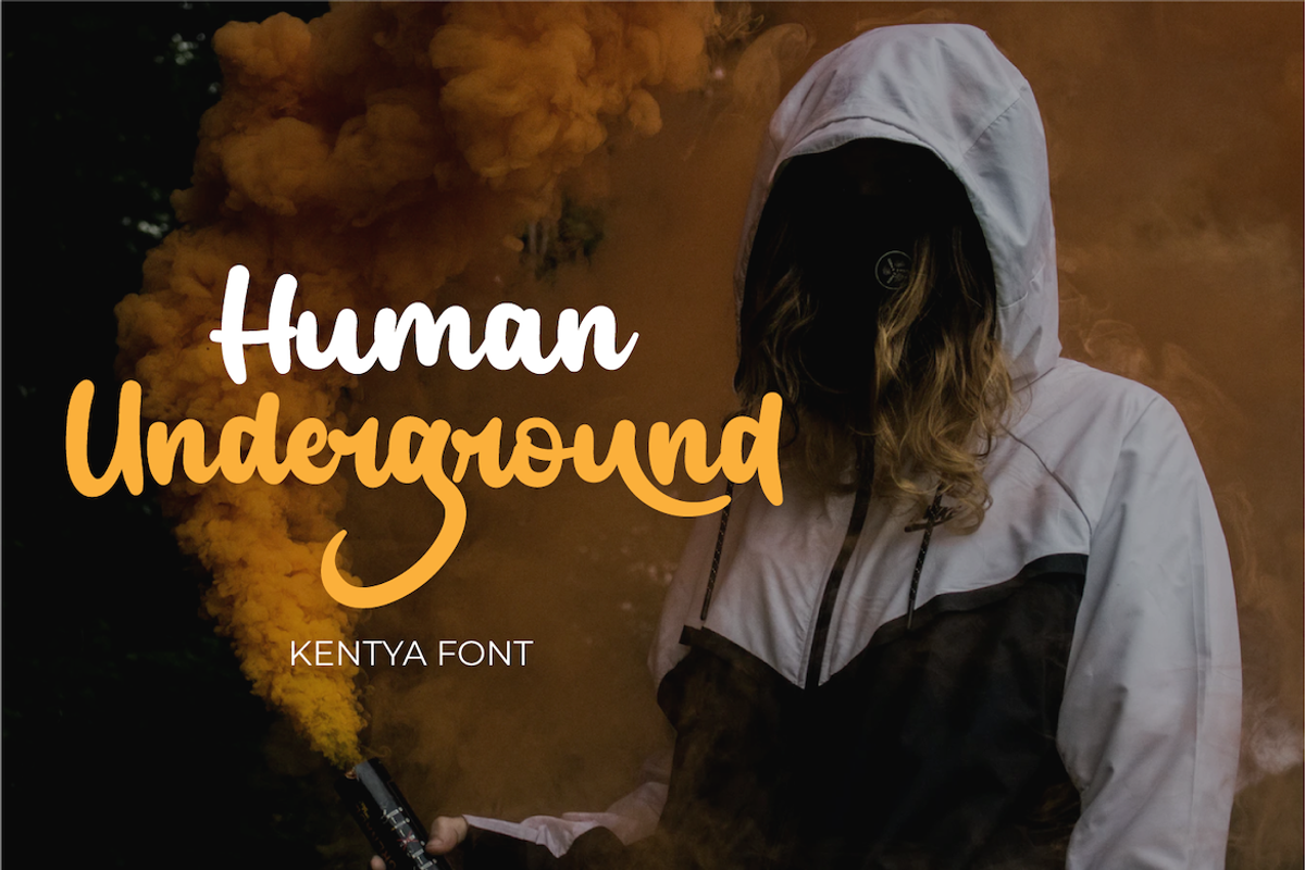 Kentya, a Script Font by twinstd (Photo 8 of 11)