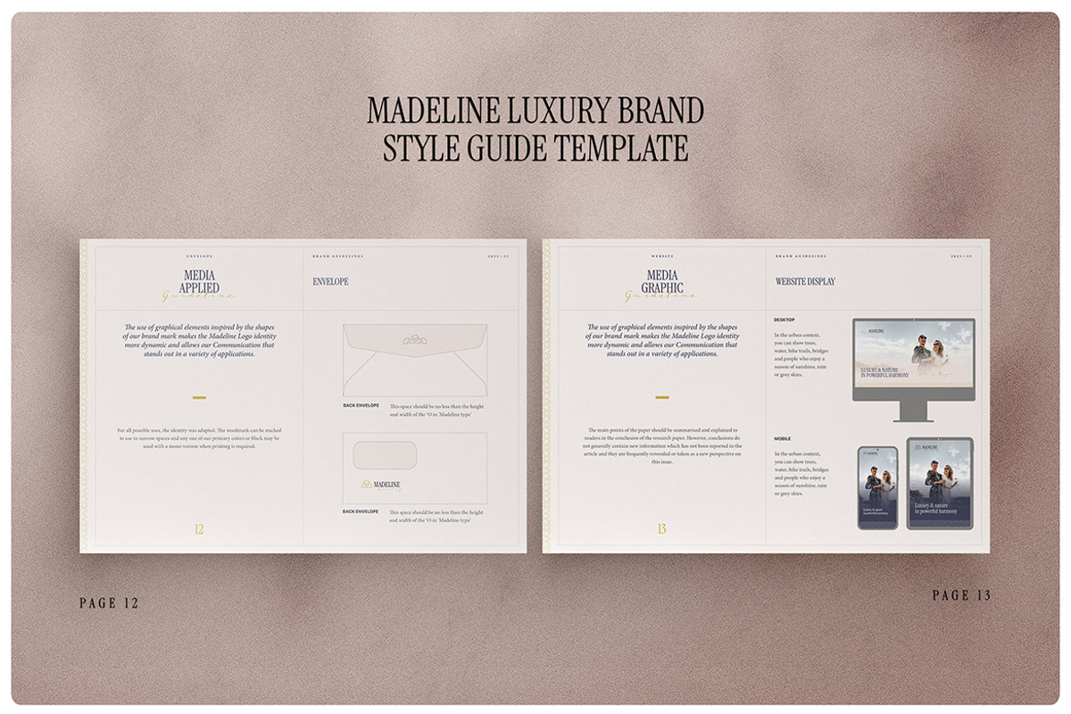 Brand Guidelines, a Brochure Template by Proonty (Photo 7 of 7)