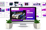 Auto Workshop - Car Google Slide, a Presentation Template by Deepslide Studio (Thumbnail 3 of 6)