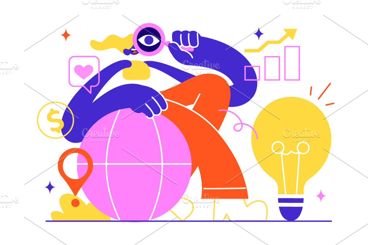 6 Trend Watching Illustration, a Finance Illustration by denayunebgt (Photo 3 of 3)