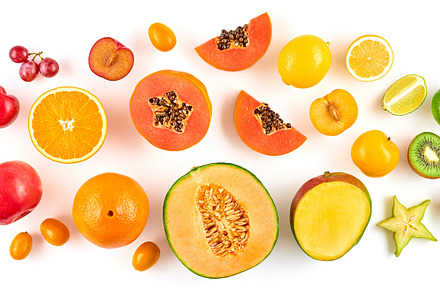 Fruits containing fruit, white, and fresh