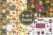 Halloween 3-in-1 Bundle, a Seasonal Illustration by Mari_Caliart (Thumbnail 1 of 23)