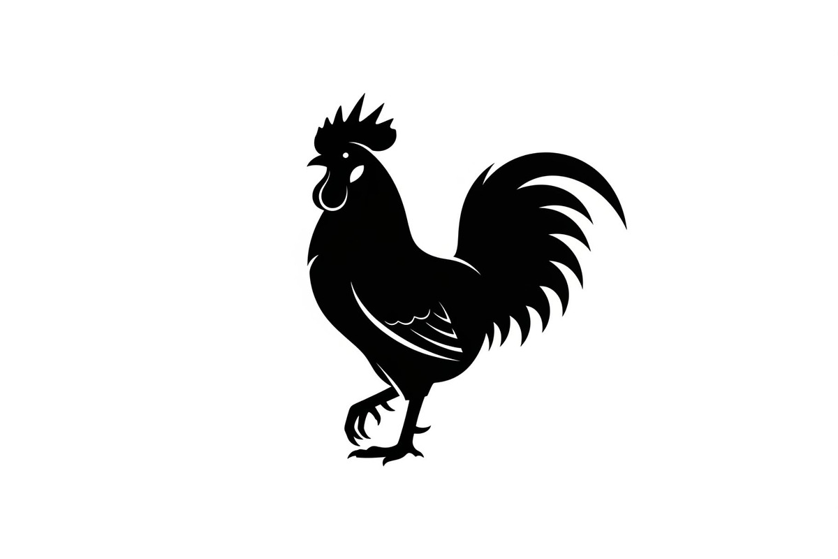 Rooster Chicken Silhouette Vector Bu, an Illustration by Designs_River (Photo 12 of 51)