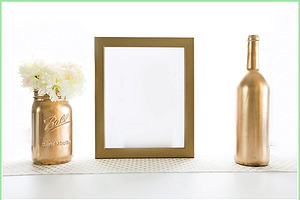 Gold on Gold Frame mock up