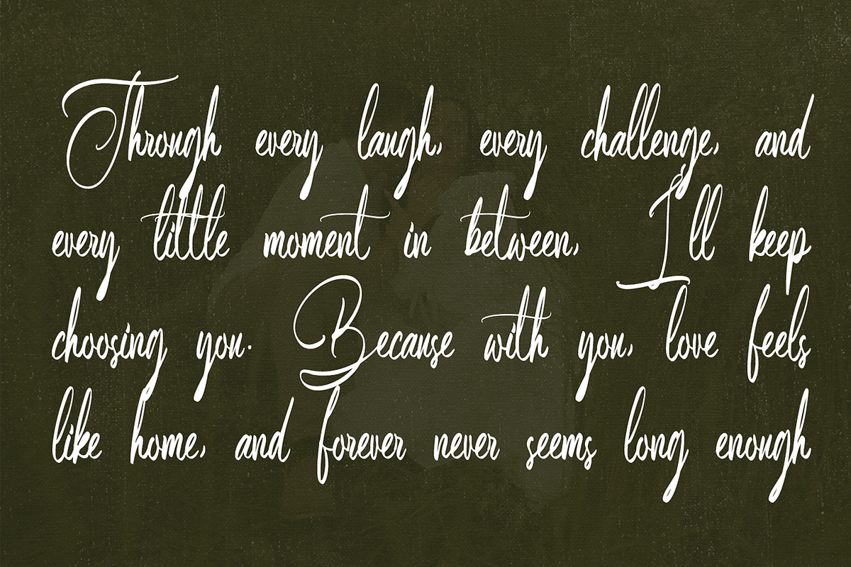 Kenetiga Gisela – Elegant Script, a Handwritten Font by Portocraft (Photo 10 of 10)