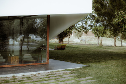 Modern building with glass windows, an Architecture Photo by SkyNext