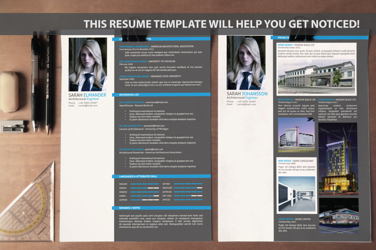General Resume Templates, a Resume Template by voryu (Photo 8 of 10)