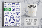Mustaches and Beards, an Object Graphic by Nadia Emelianova (Thumbnail 2 of 5)