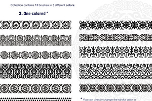 Indian Style Pattern Brushes For AI