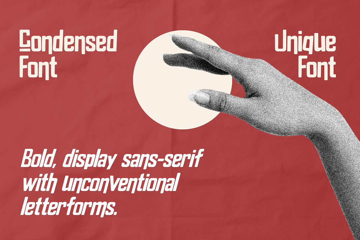 Bitronic - Condensed Display, a Sans Serif Font by Indotype Foundry (Photo 5 of 10)