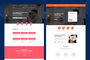 Ledx - Lead Generation HTML Template