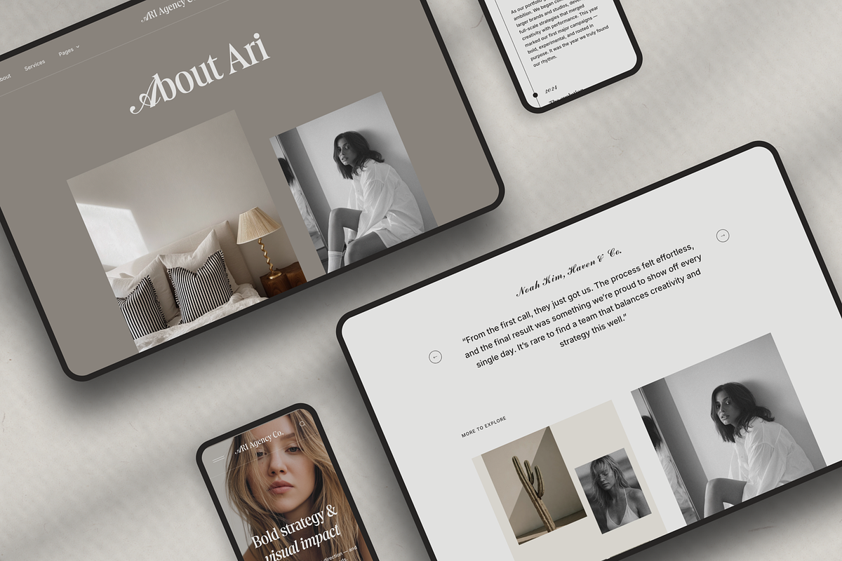 Ari Wordpress Template preview 5