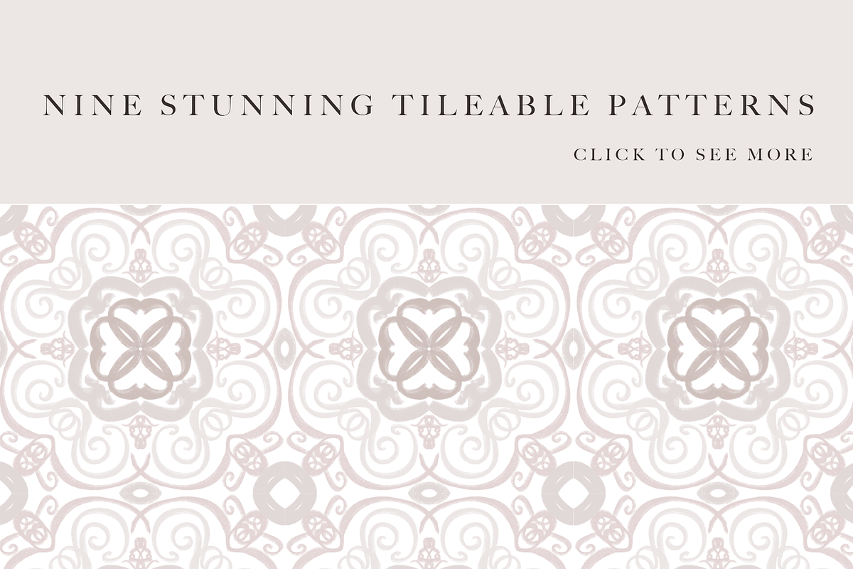 Swirl Chic Seamless Pattern Kit, a Pattern Graphic by TheLegacyBrandingCo (Photo 2 of 5)